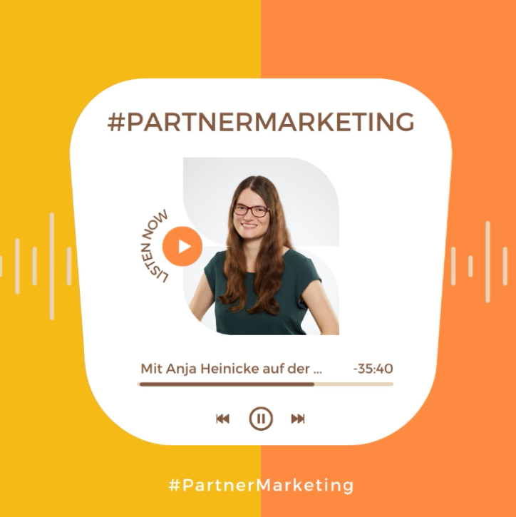 Anja im Podcast bei partnermarketing