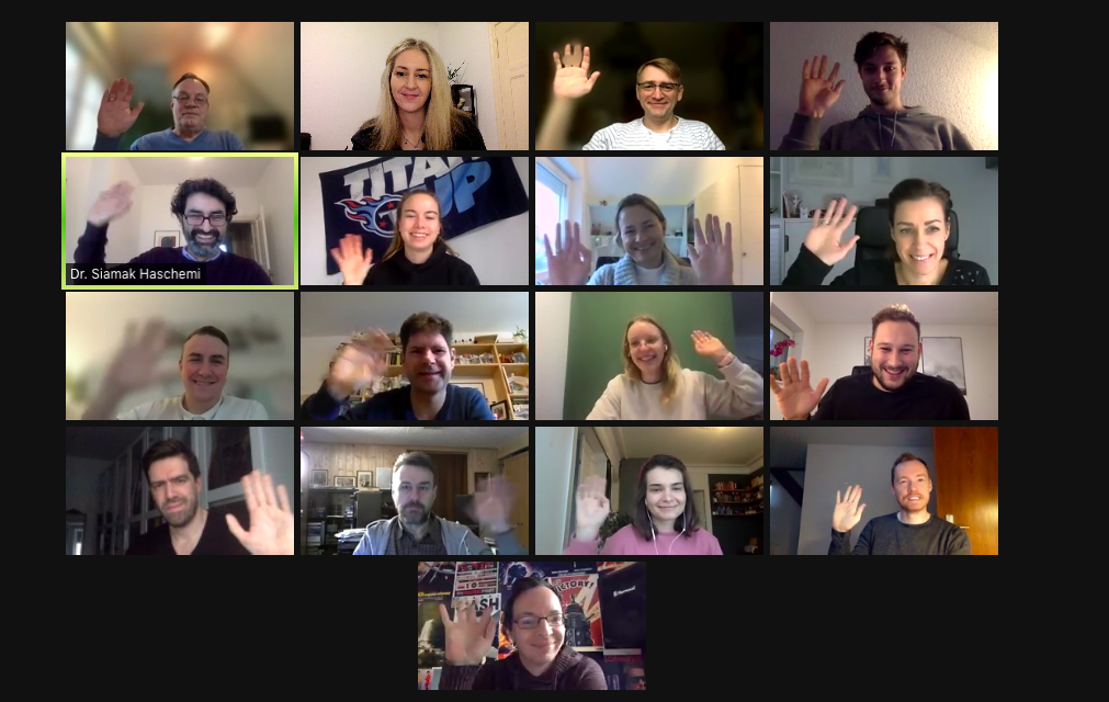 remote team photo